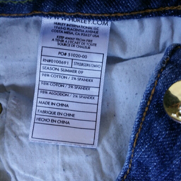 Hurley Skinny Jeans Size 3 27x30.5 - Picture 7 of 7